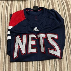Throwback NEW JERSEY Nets Shooting Shirt